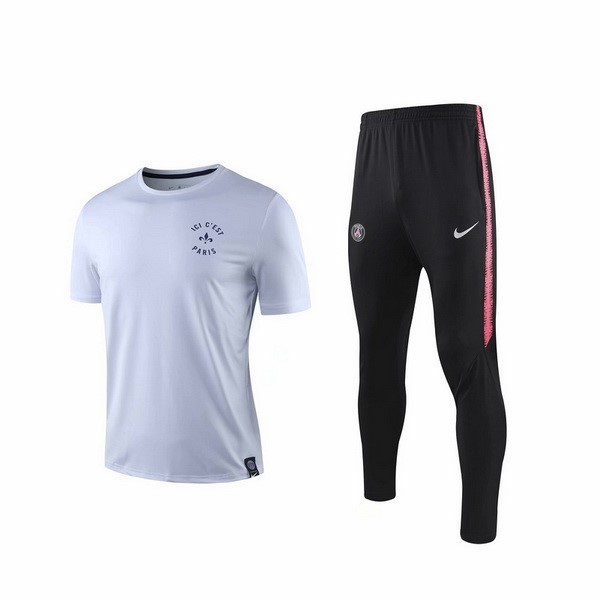 Entrenamiento Paris Saint Germain Conjunto Completo 2019-2020 Blanco Negro